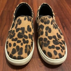 Cheetah Print Slip-Ons
